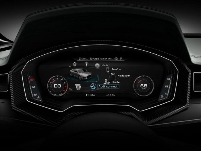 Audi представила цифровую приборную панель для новой А4
