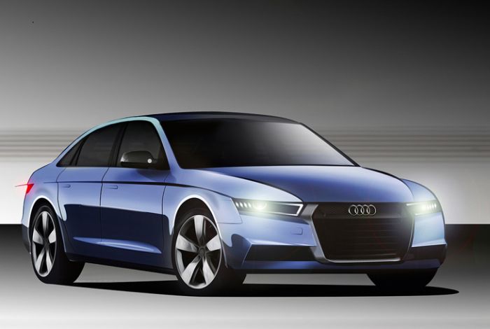 В Сети появились первые  фотографии Audi A4