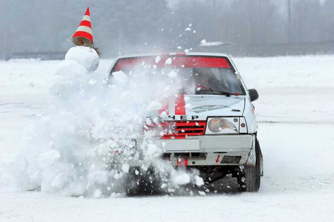 Обучение вождению в зимний период