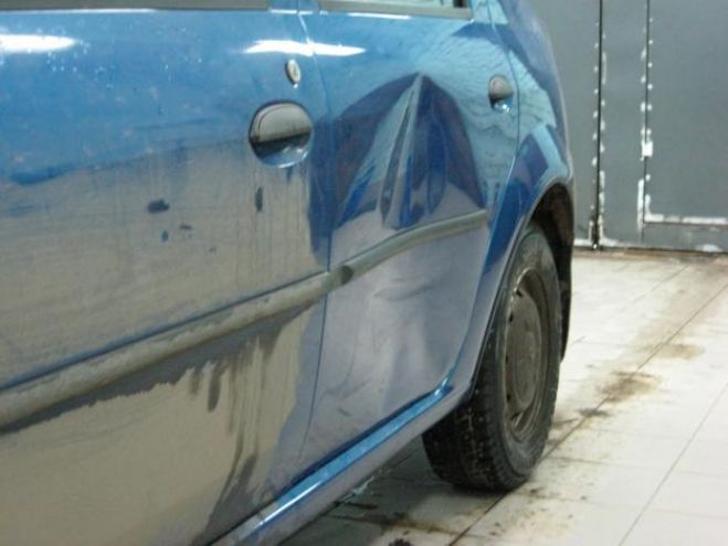 Удаление вмятин на кузове автомобиля без покраски