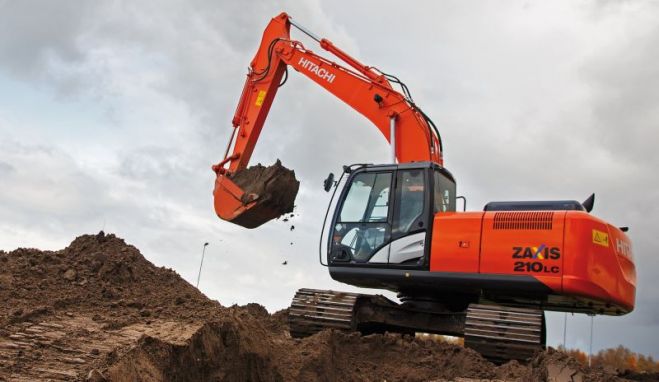 Hitachi предлагает новый гибридный экскаватор  ZH210LC-5