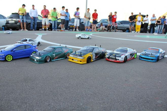 Соревнования автомоделей на Воробьевых горах